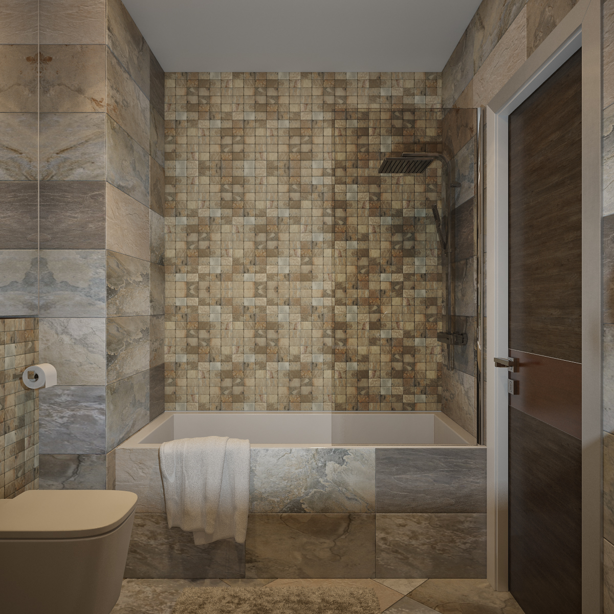 mosaic bathroom tiles